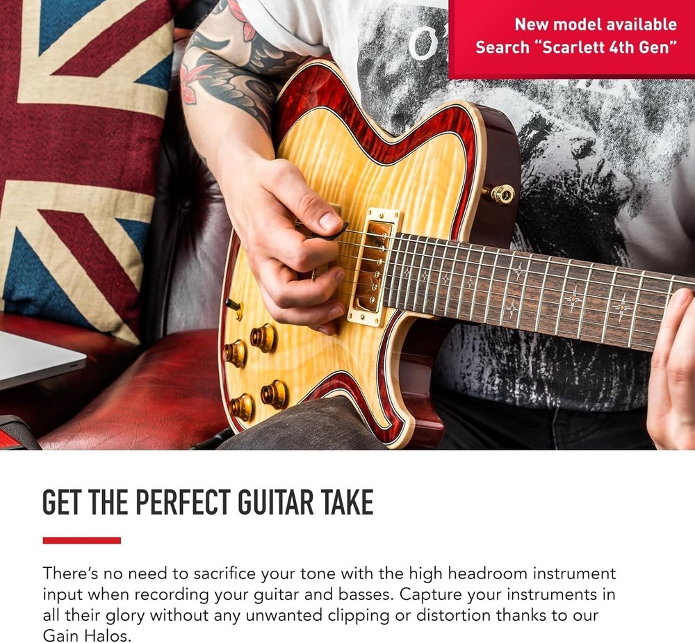 Portable & Professional Audio Interface – Scarlett Solo