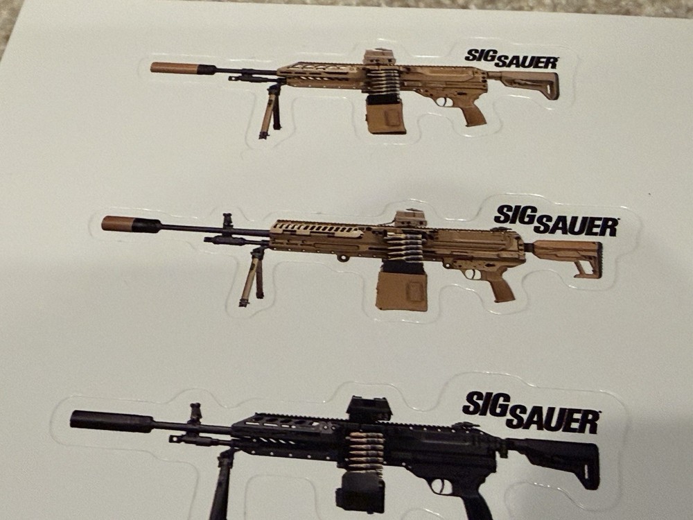 Sig Sauer Firearms Sticker Pack - 5 Stickers