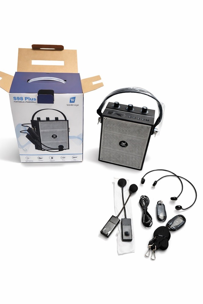 WinBridge S98 Wireless Voice Amplifier Portable Bluetooth 5.3 PA System