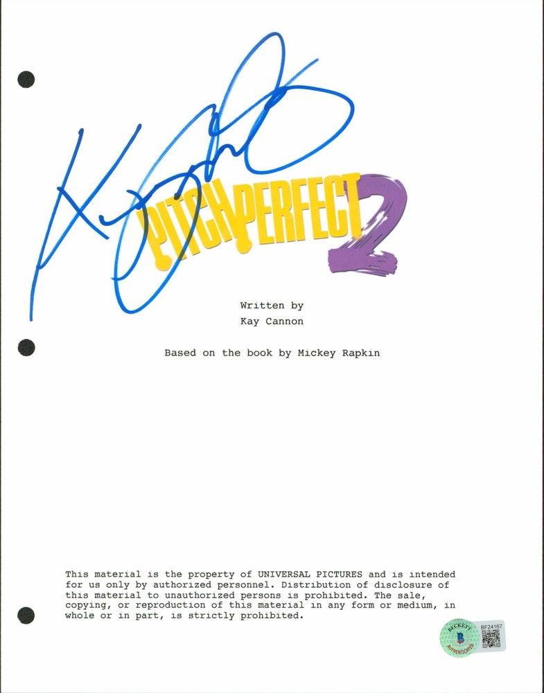 Keegan-Michael Key Authentic Signed Pitch Perfect 2 Script Cover BAS #BF24167