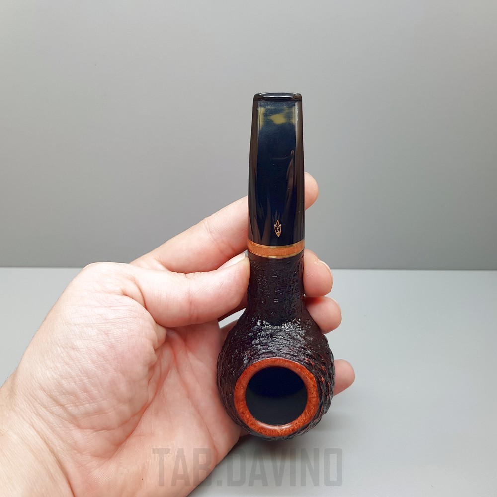 Savinelli Porto Cervo Zigrinata 320 9Mm Made In Italy