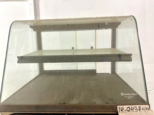 "STRUCTURAL CONCEPTS" TRIPLE ZONE LIGHTED REFRIGERATED DISPLAY MERCHANDISER