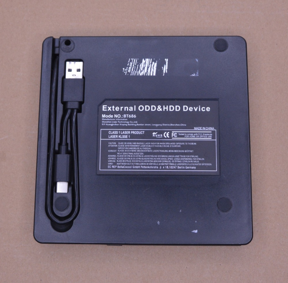 Amicool BT686 External DVD Drive USB 3.0 Type A & C Used