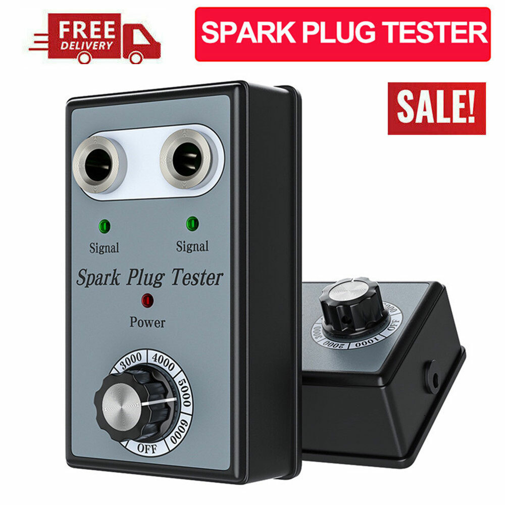 Car Spark Plug Tester Ignition Plug Analyzer Diagnostic Tool Dual Hole AH9