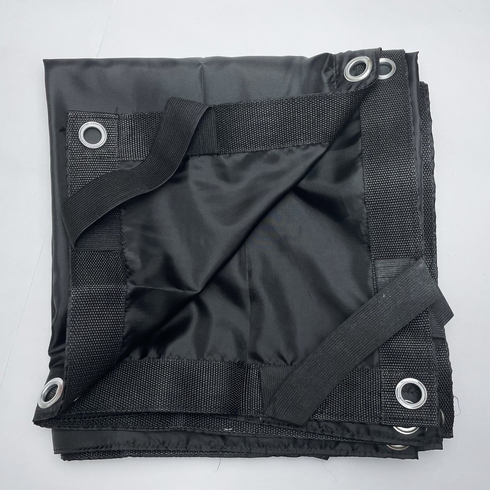 8'x8' 2.4x2.4m Black Silk Cloth Soften Diffuses Light/Overhead Butterfly