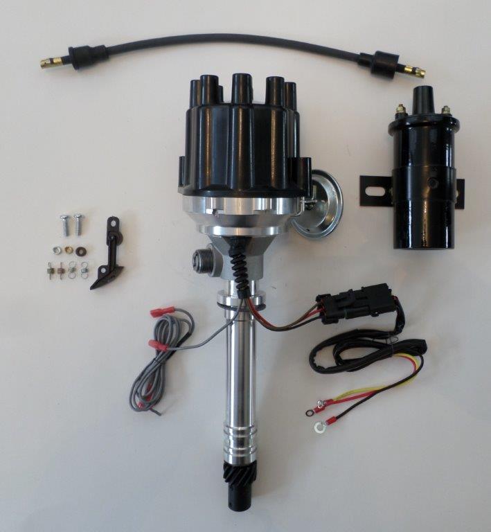 Small FEMALE Cap CORVETTE Tach Drive  HEI Distributor + 45k Coil 327 350 396 454