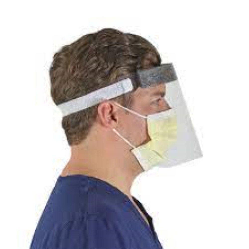 Halyard FACE GUARDALL Shield Full Length Visor Only, Clear, 40/cs