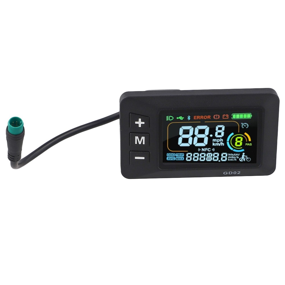 LCD Display for E Bikes Waterproof with Compatibility for Multiple Voltages