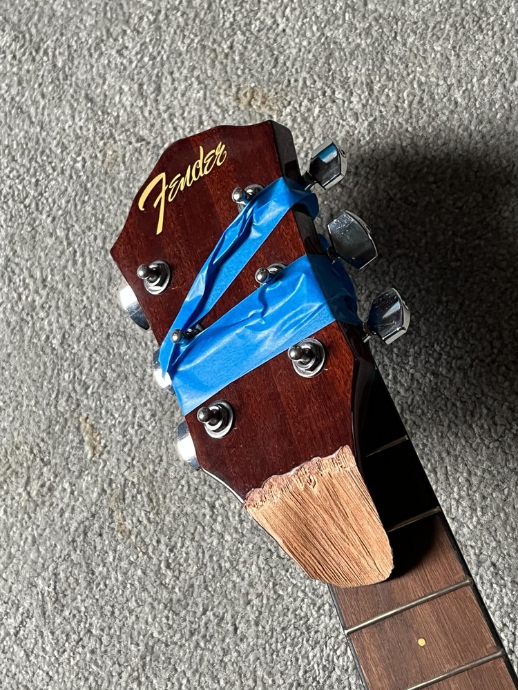 Fender FA-135 CE acoustic electric guitar BROKEN