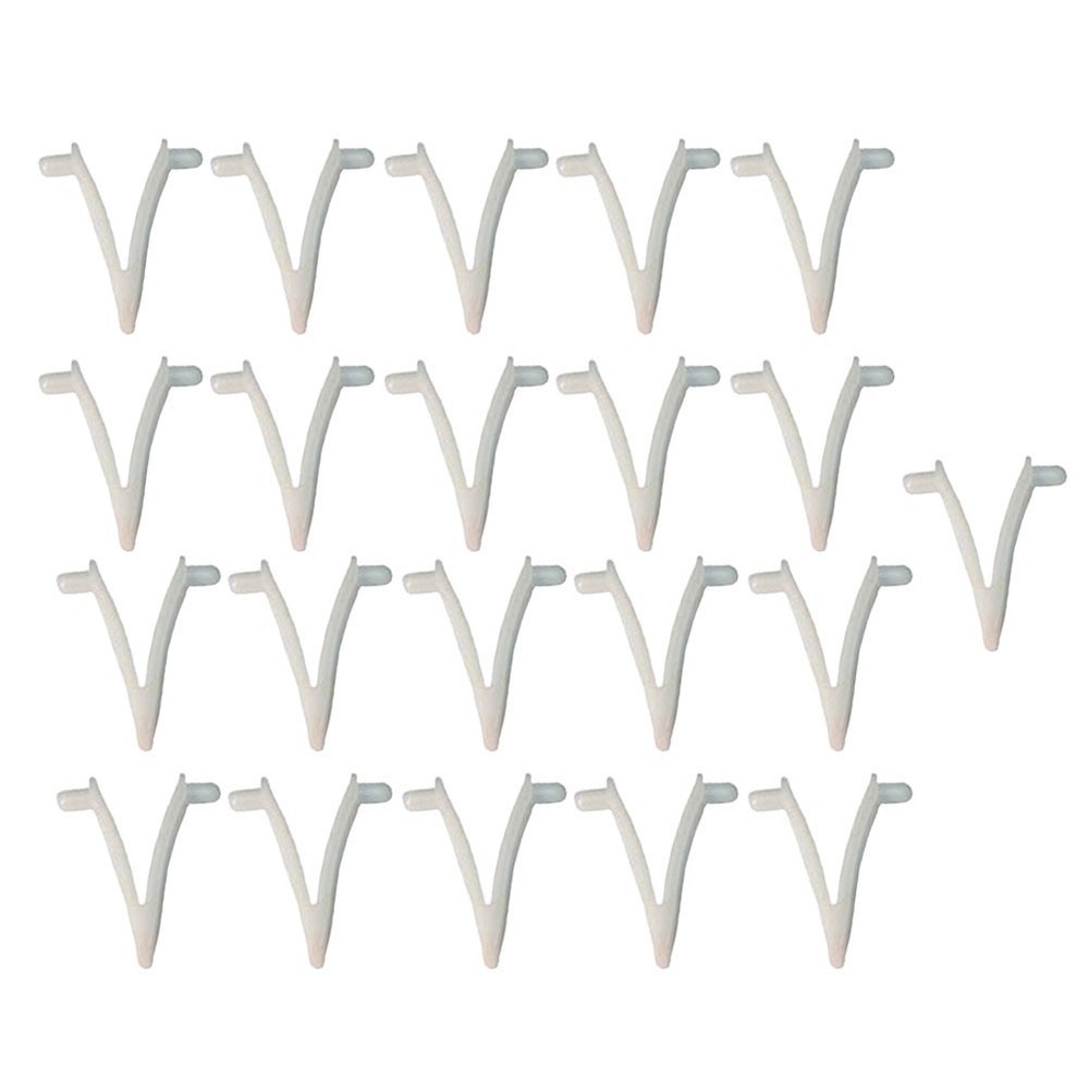 Replacement Pool V Clips 21 Pack Securely Connect Pool Brushes to Poles