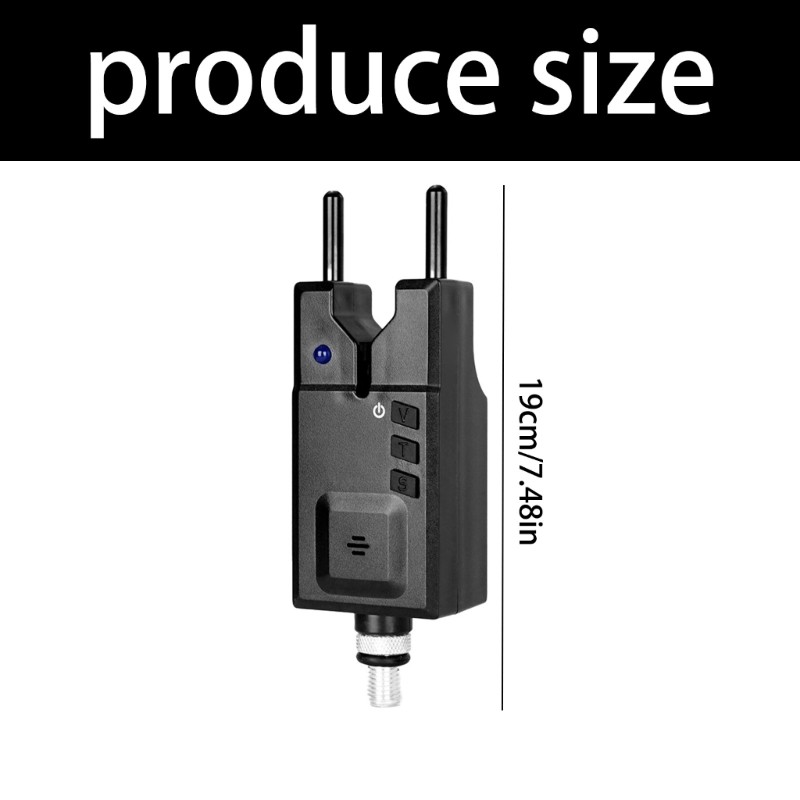 Waterproof Fishing Alarm Adjustable Tone Sensitivity Plastic Construction