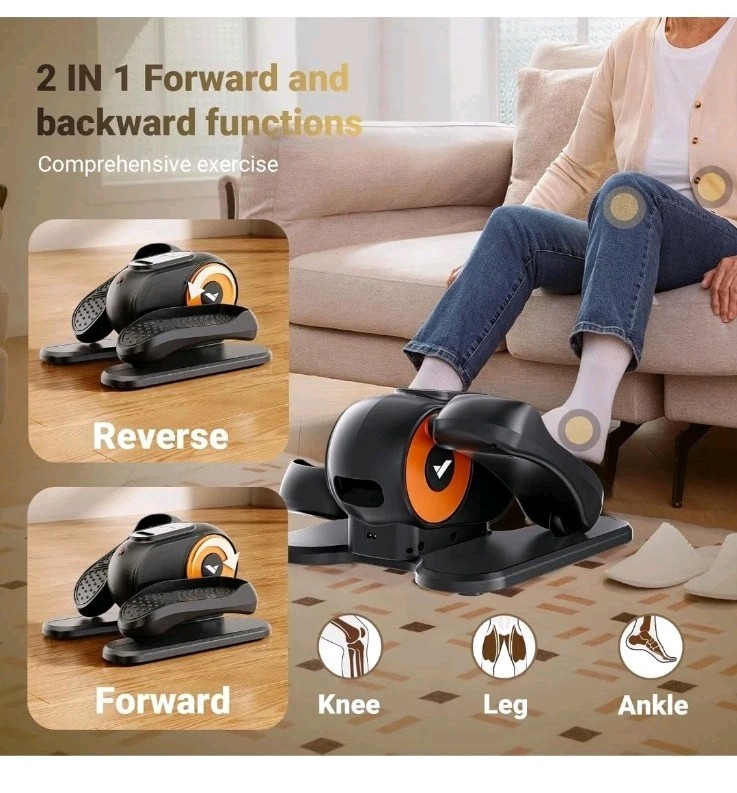 Merach MR-E37 Under Desk Elliptical Leg Exerciser W LCD Screen W Remote Control