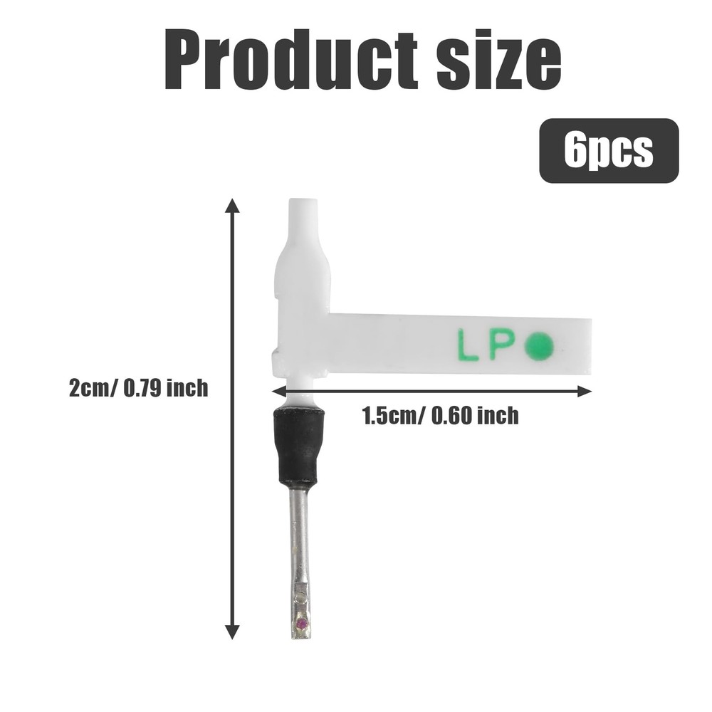 3pcs BSR Needle Stylus, Double-sided Record Player M, white