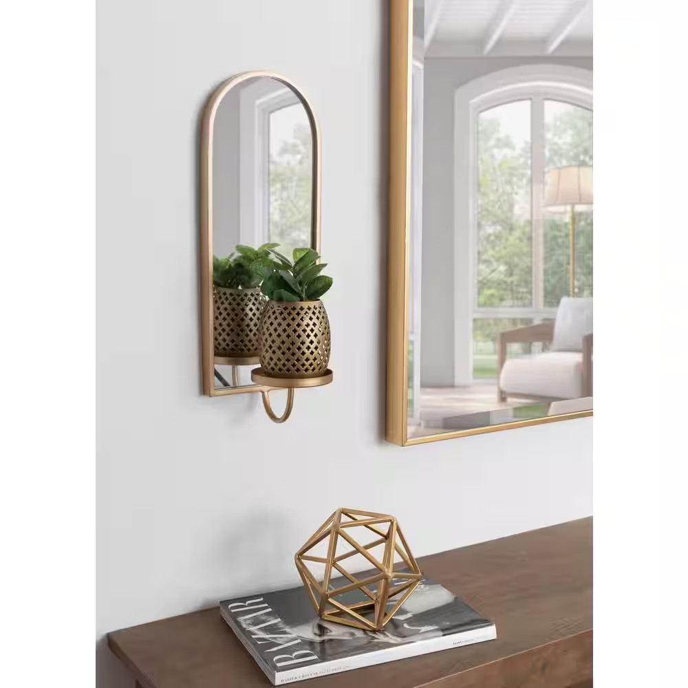 Ezerin Gold Candle Sconce