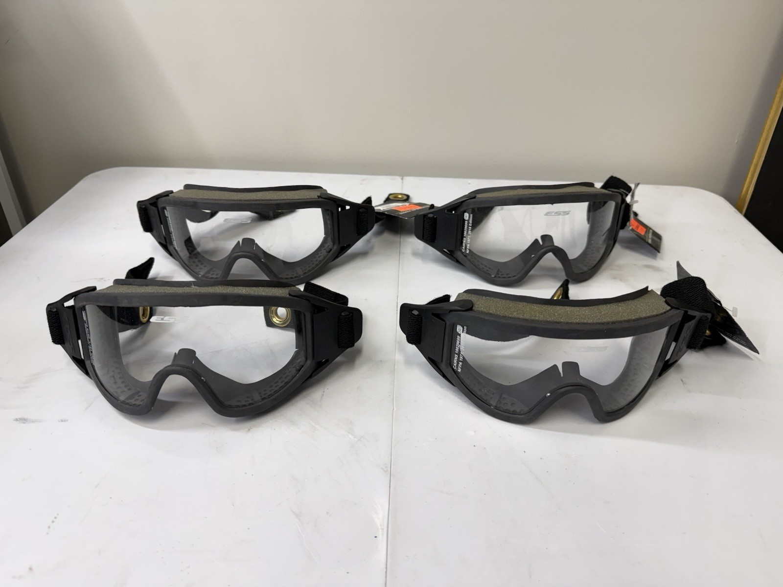 Lot Of 4 - ESS Goggles Fire Pro NFPA 1971 - 2018 Edition - Dusty From Storage