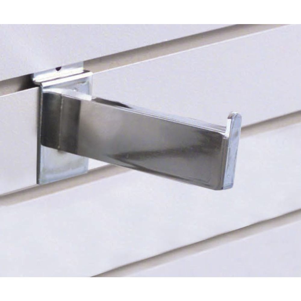 3" Chrome Slatwall Faceouts