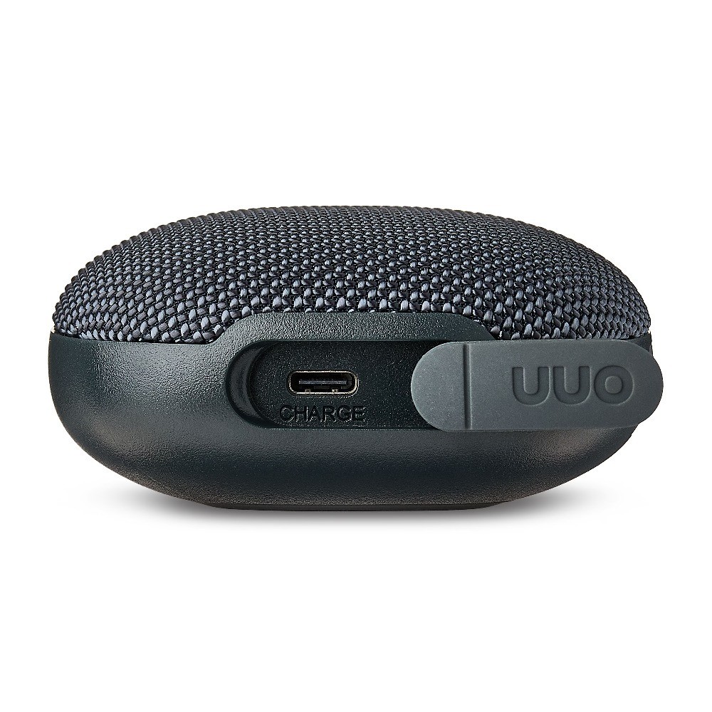 Mini Rugged Wireless Bluetooth Speaker, Shockproof Waterproof Portable, Gray