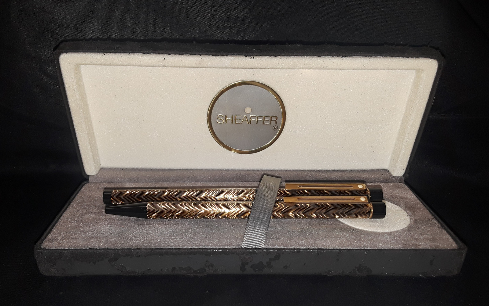 Vintage 14K Sheaffer 276 Black & Gold Writing Instrument Set (Brand New!)