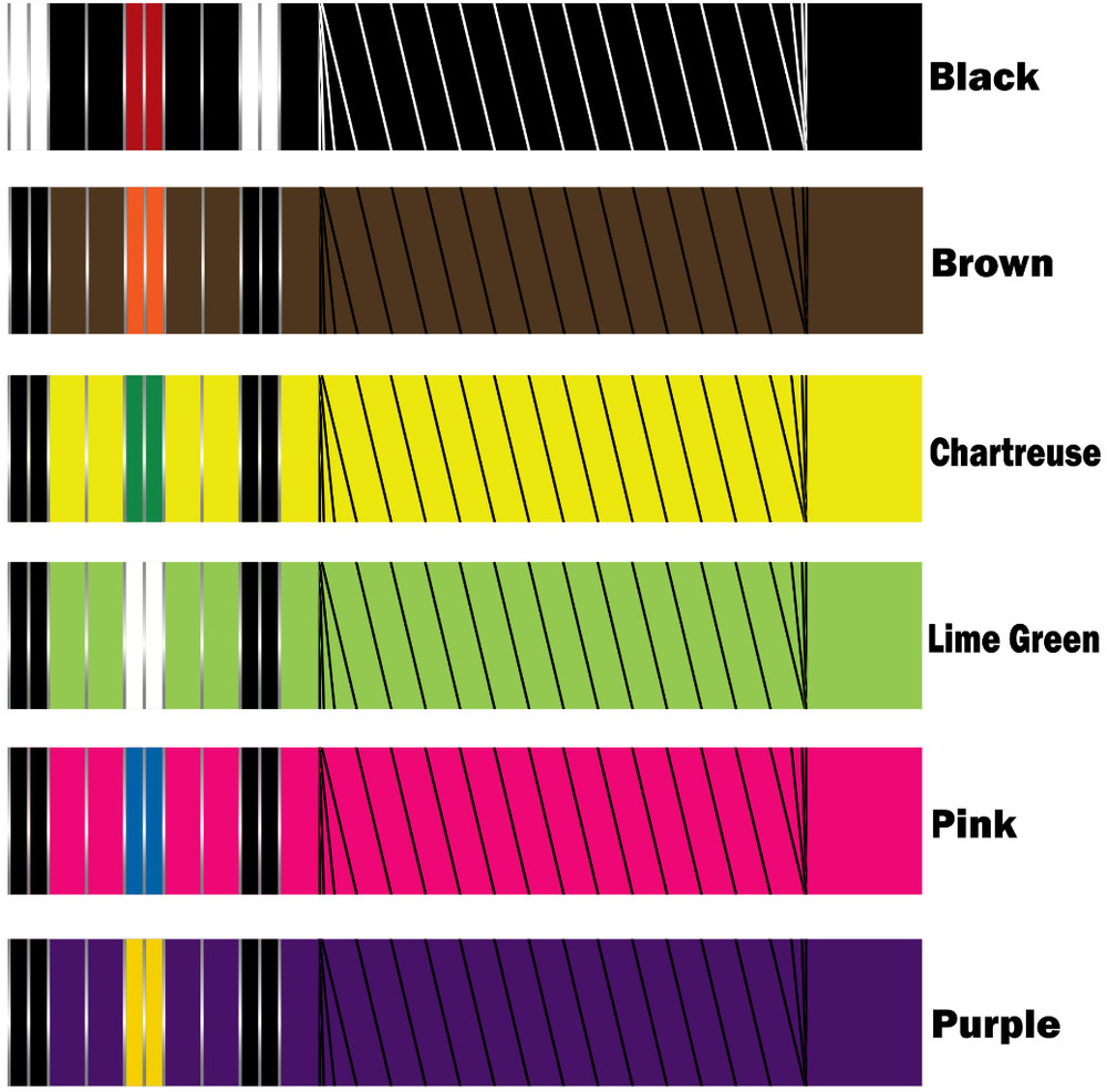 White Water Archery Primitive Medieval String Wrapped Arrow Wraps 4" Design 1b