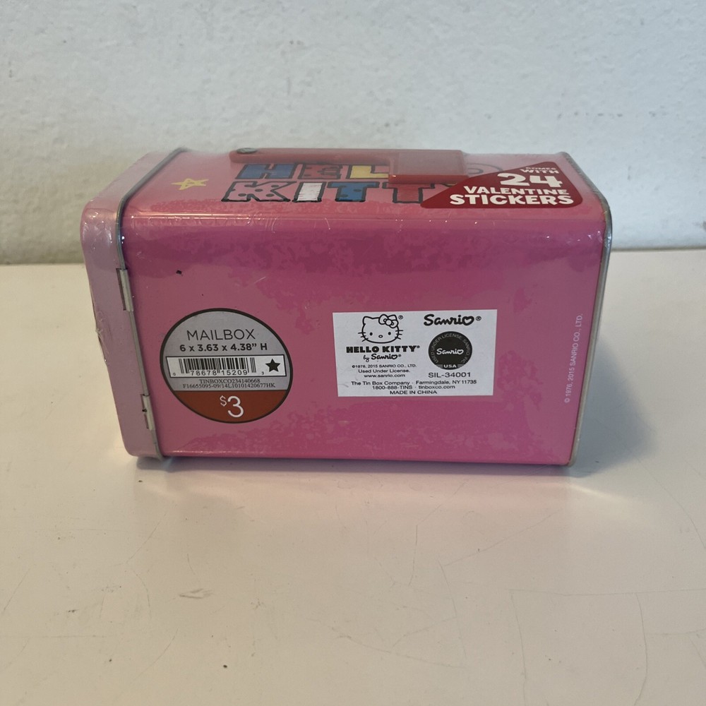 Hello Kitty By Sanrio valentine Mail Box