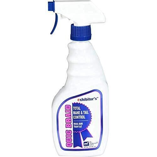 Exhibitor's Quic Braid Spray  - Total Mane and Tail Control - 16 oz.