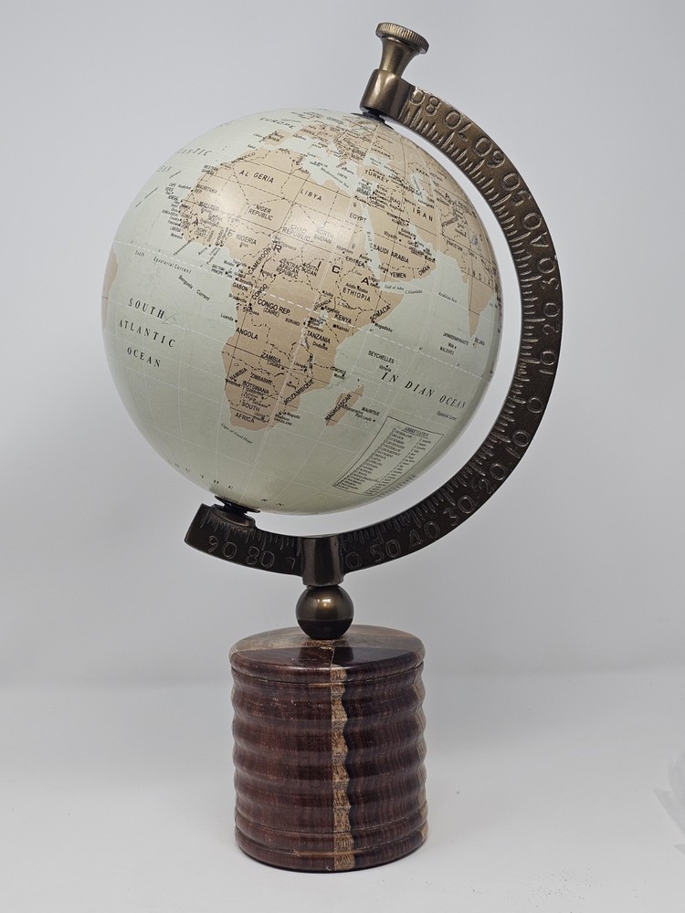 Vintage Art Deco world globe