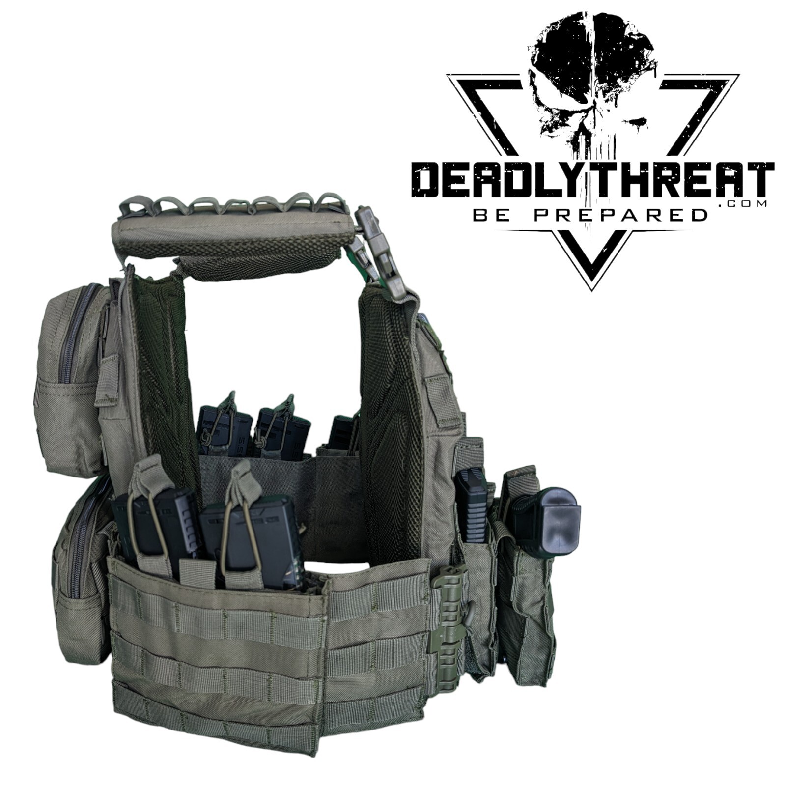 Urban Assault Phantom Sage Tactical Vest Plate Carrier W/ Level III Armor Plates