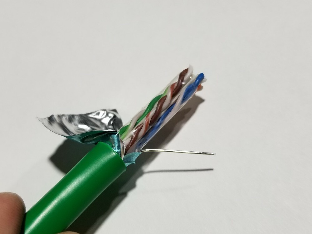 Commscope CS34R 23/4P Cat6 F/UTP WebTrak Riser Shield Network Cable Green /100ft