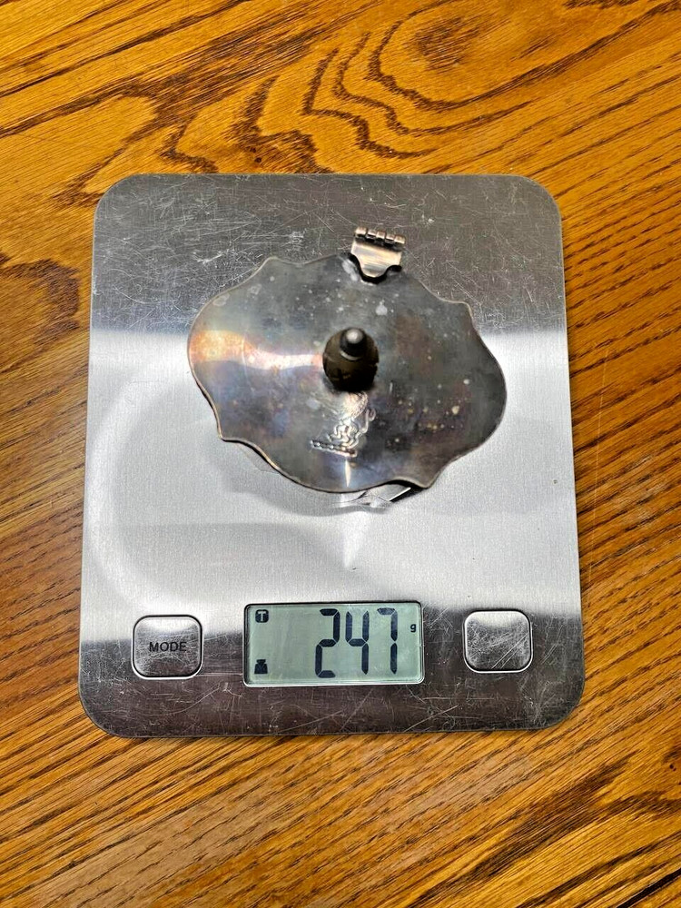 1960's Tea Caddy / Cigarette Box IFS Israel Freeman and Sons Italy Silverplate