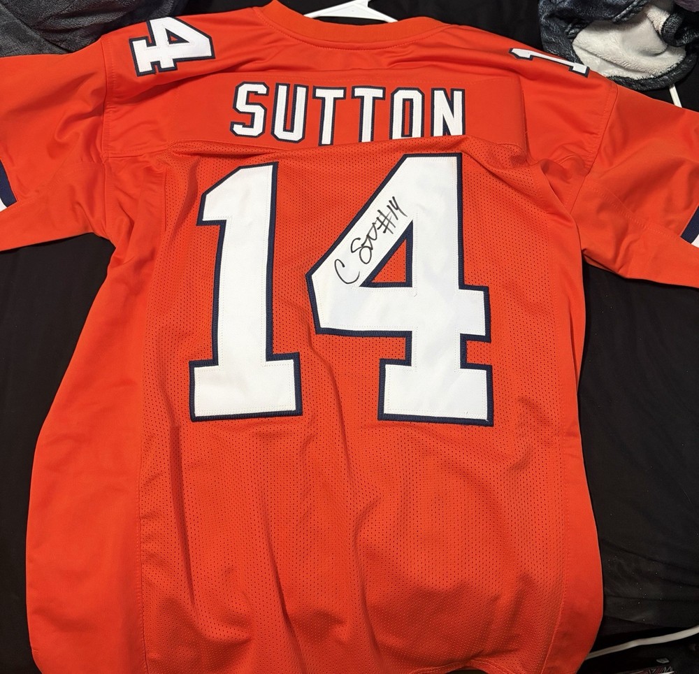 Courtland Sutton Denver Broncos Signed Jersey JSA Certified