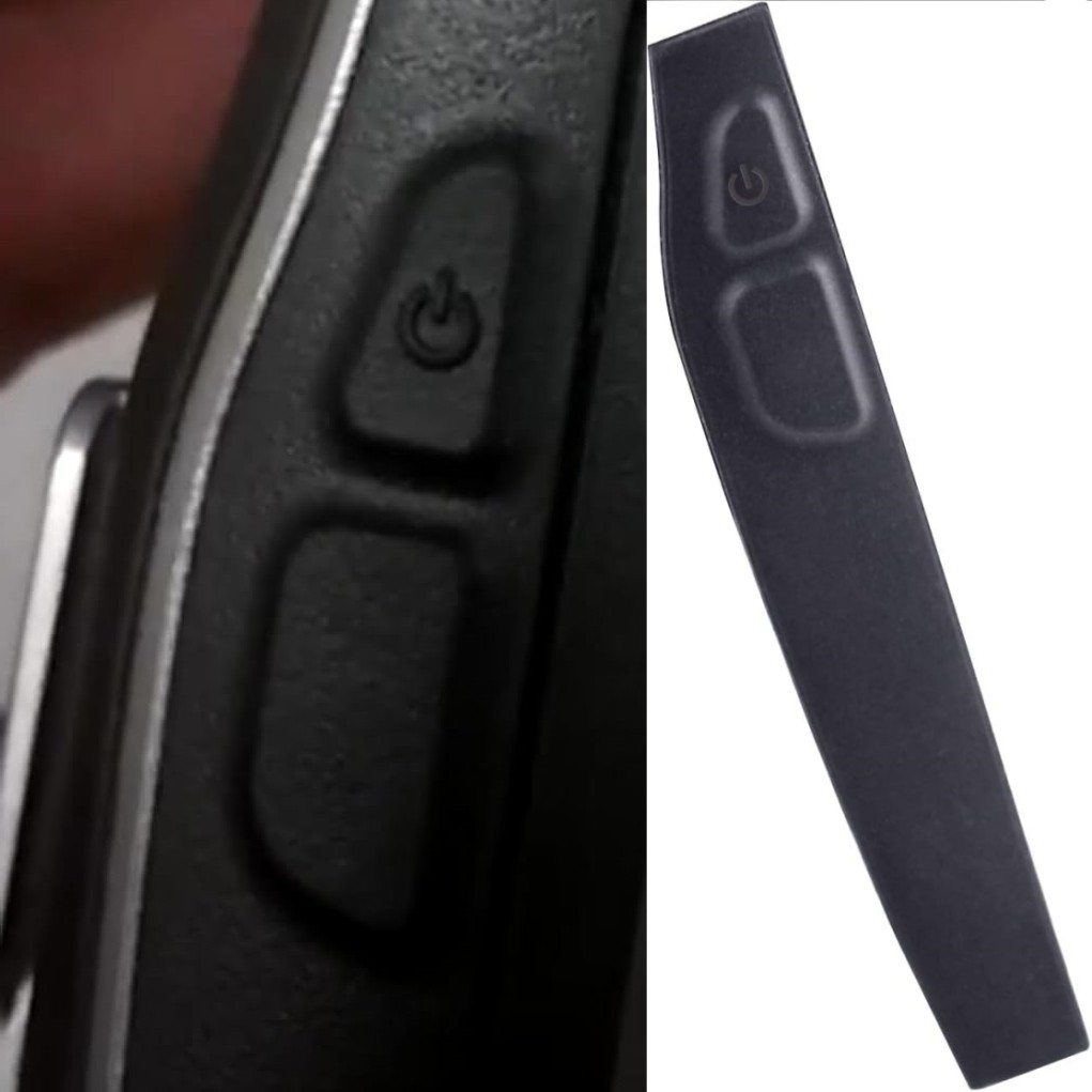 GP03341 Black Rubber Power Button (1) For Garmin Oregon Series 600 600t 650 650t