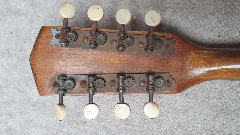 old mandolin, needs repair