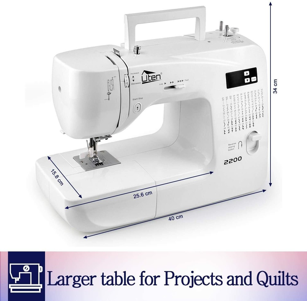 Computerized Embroidery Sewing Machine with 60 Unique Built-in Stitch