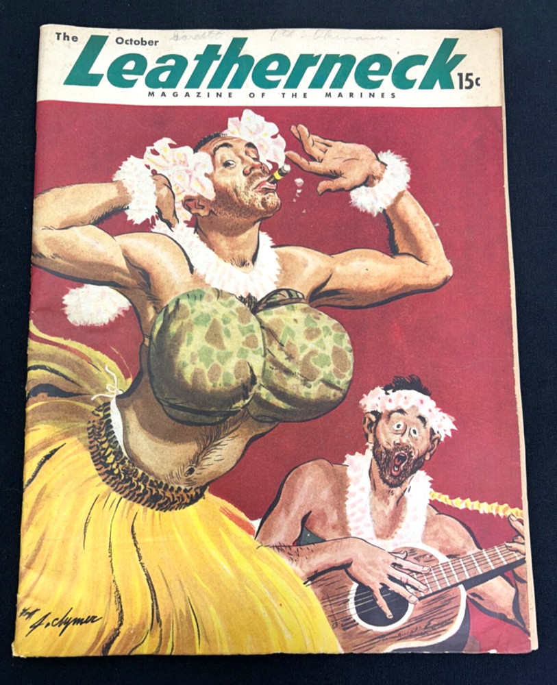 WWII 1945 USMC "The Leatherneck" Magazine