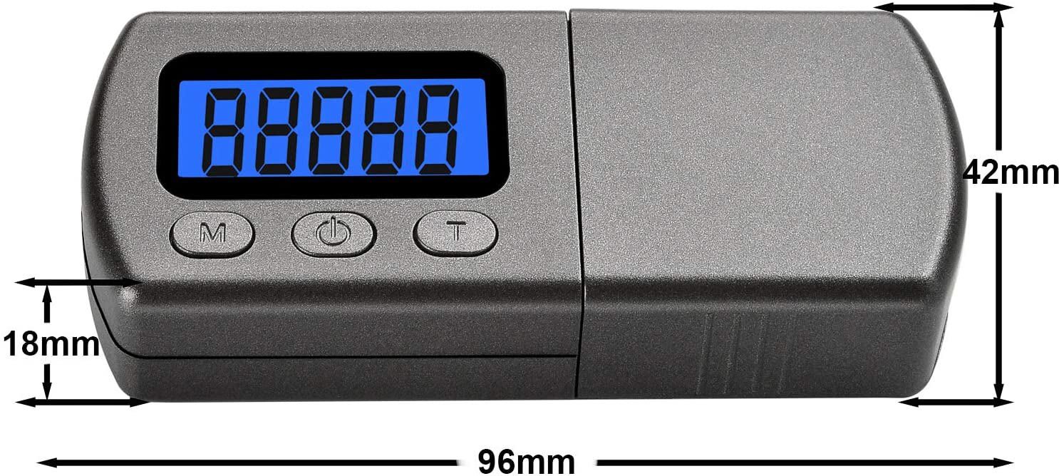 Digital LCD Cartridge Scale Gauge 0.01g/5.00g Turntable Stylus Force Scale Gauge