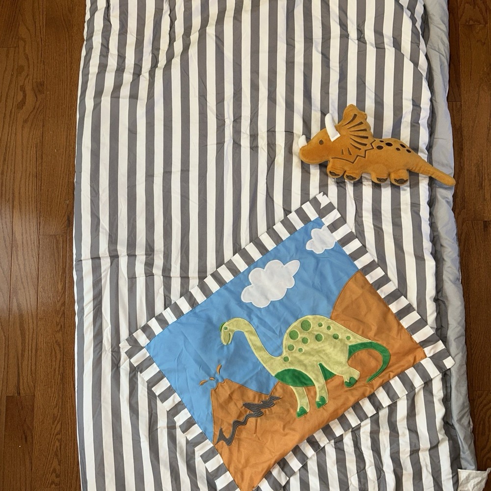 3 Piece Reversible Dino Mi Zone Kidd Twin Comforter Set