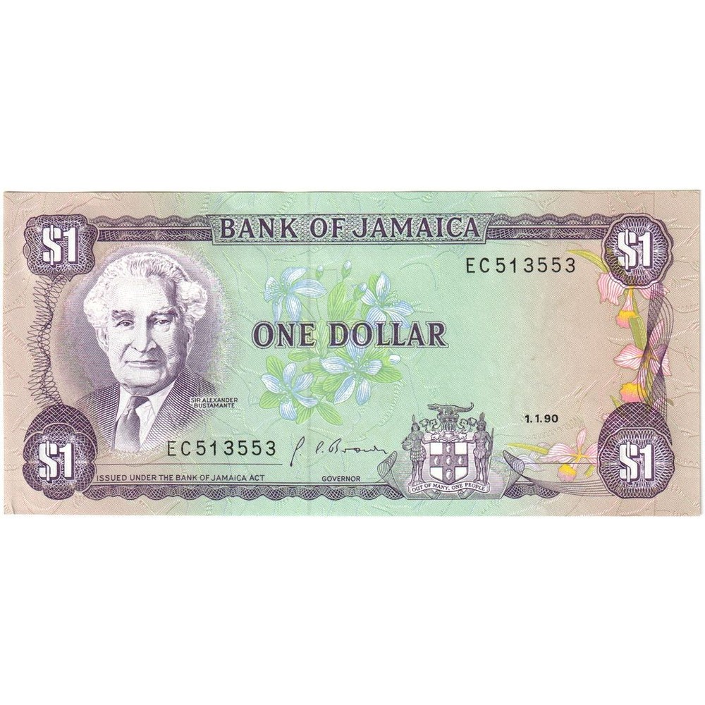[#233620] Jamaica, 1 Dollar, UNC