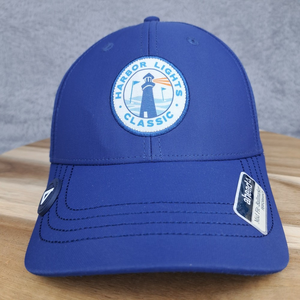 Harbor Lights Classic Hat Cap Strap Back Blue Ahead UPF 50+ Performance Mens