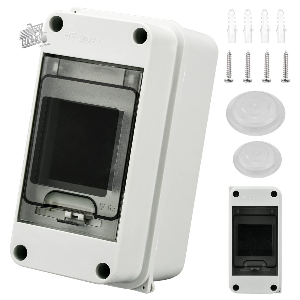 Waterproof Outdoor Electric Junction Box, 3 Modules Box Frame Ele
