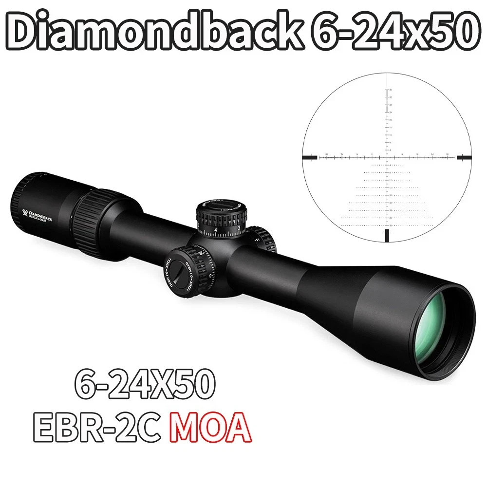 Vortex Diamondback Tactical 6-24x50 FFP EBR-2C MOA DBK-10028 Rifle Scope
