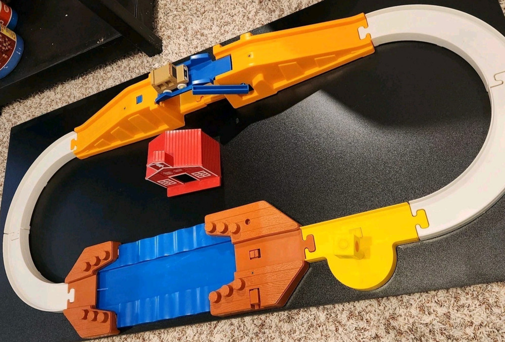 Vintage Ideal Think and Learn Kiddy MO Bridge and Ferry Set