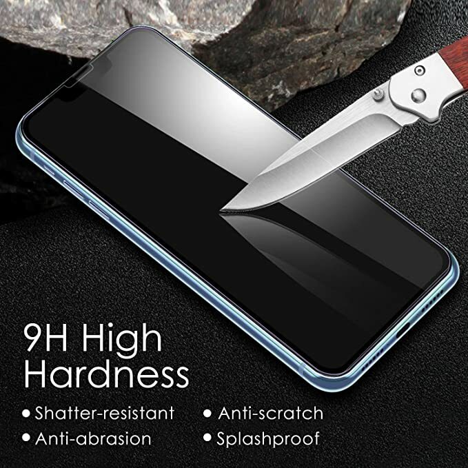 iPhone 12 Screen Protector (3 Pack) Tempered Glass Film Shield