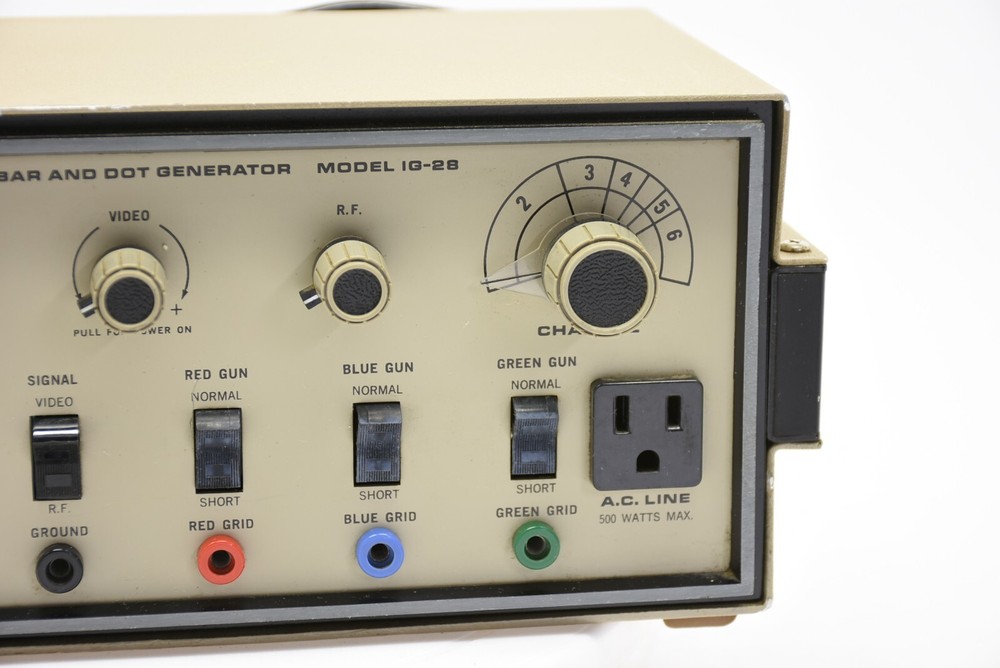 Heathkit IG-28 Color Bar & Dot Generator - Untested - Clean