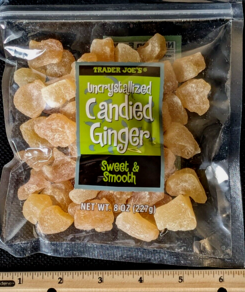 Trader Joe's Uncrystallized Candied Ginger 8oz (227 g)