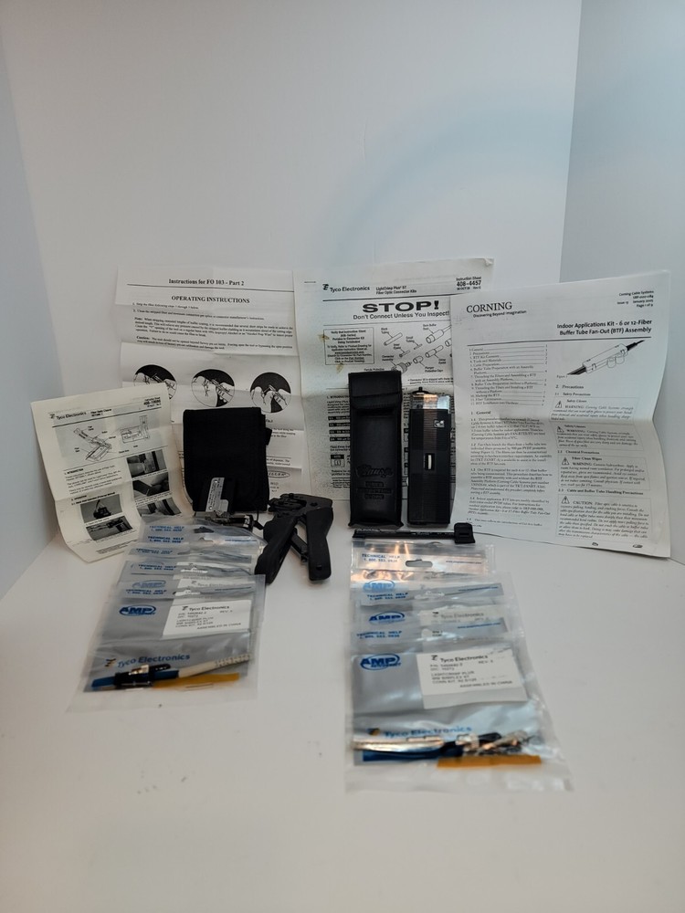 FIBER OPTIC SPLICER W/SUPPLIES (345)