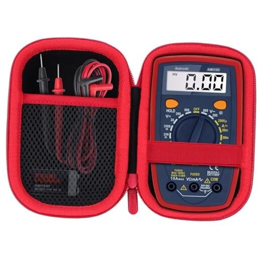 Hard Case Compatible with AstroAI Multimeter Tester for AM33D 2000 Counts Meter