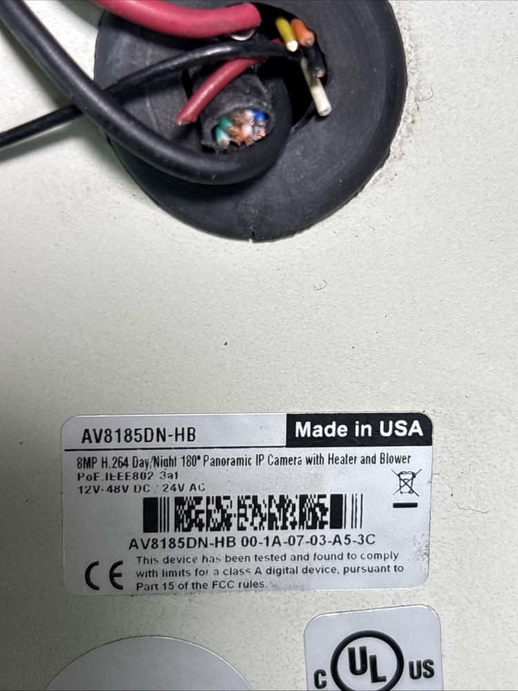 ARECONT VISION AV8185DN HB 4-Camera Panoramic IP Camera/AS-IS, UNTESTED