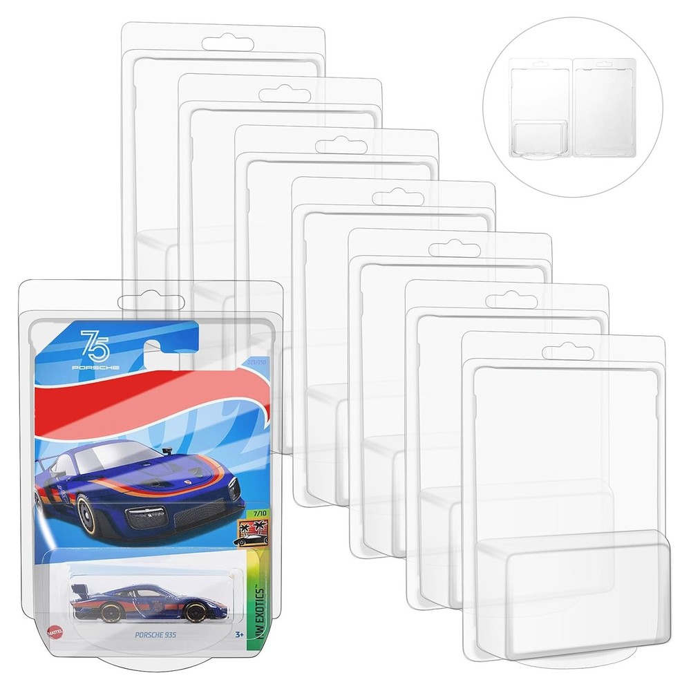 Clear Plastic Protector 200 Pack for HW mainline series
