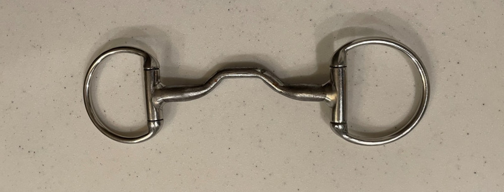 Eggbutt Ported Blue Sweet Iron Snaffle Bit 5" by UKSALES25