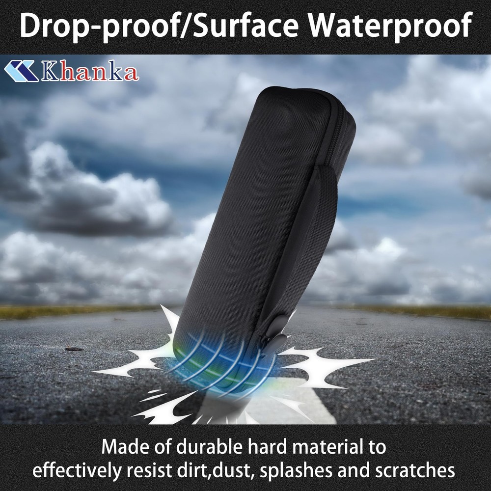 Khanka JBL Flip 7/Flip 6 Waterproof Portable Bluetooth Speaker Protective Case,